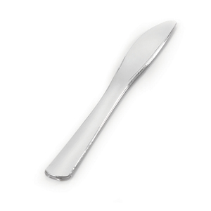 KNIFE HEAVY SILVER PLASTIC  (600/CS)