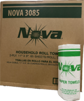 KITCHEN ROLL TOWEL WHITE 2-PLY (30/RL OF 85/CS)