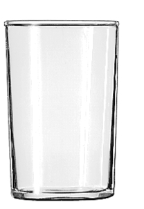 SELTZER GLASS 6OZ       6DZ/CS *376566