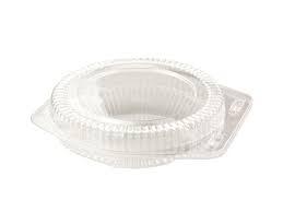 6" SHALLOW HINGED PIE CONTAINER  (350/CS)