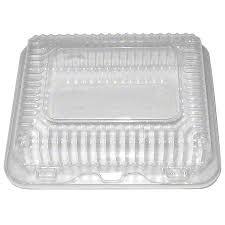 LBH651 PLASTIC HINGED CONTAINER SHALLOW 6 7/8X5 5/8X2 1/8  (500)