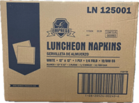 LUNCHEON NAPKIN 1PLY 1/4 FOLD  (6M)