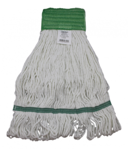 MOP HEAD 26OZ LOOPED 5"WIDE BAND COTTON/RAYON BLEND (12/CS) (28204P)