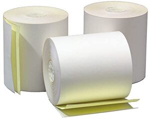 NC-RR18-333 3 PLY CARBONLESS  ROLL 3 " X 67 '' ( 50 ) * 472266 / 18 - 333