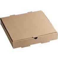 PIZZA BOX 12X1 1/2 BROWN/ BROWN (50) *B/B PLAIN