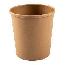 16OZ PAPER FOOD CONTAINER BROWN  (500/CS)