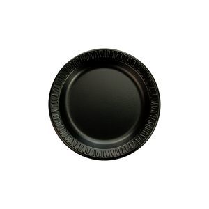 6" FOAM LAMINATE BLACK PLATE QUIET CLASSIC  (8-125/CS)