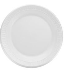 9" FOAM LAMINATE WHITE PLATE QUIET CLASSIC   (4PK/125)