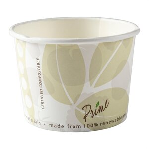 PWHC16 HOT CUP COMPOSTABLE 16OZ WHITE PLA LINED   1M/CS