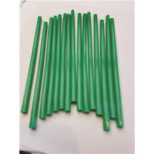 7-3/4" UNWRAPPED GREEN JUMBO COMPOSTABLE STRAW  10/250