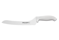 KNIFE BREAD 9"OFFSET SOF-GRIP WHITE HANDLE