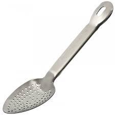SERVING SPOON 11 3/4"S/S PERFORATED HEAVY WEIGHT