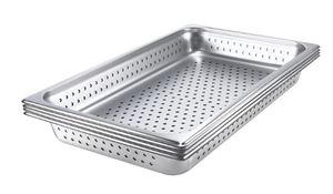 STEAM TABLE PAN FULL SIZE 4"DEEP PERFORATED