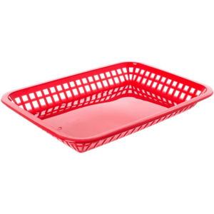 GRANDE BASKET 11.75X8.5X1.5 RED (3DZ/CS)