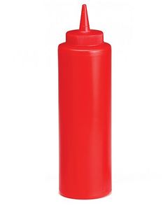 TC112K 12OZ RED SQUEEZE BOTTLE (KETCHUP)